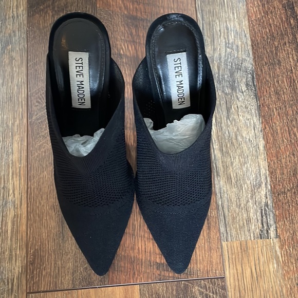 Steve Madden Black Women’s Heels Size 5.5 - Picture 2 of 10
